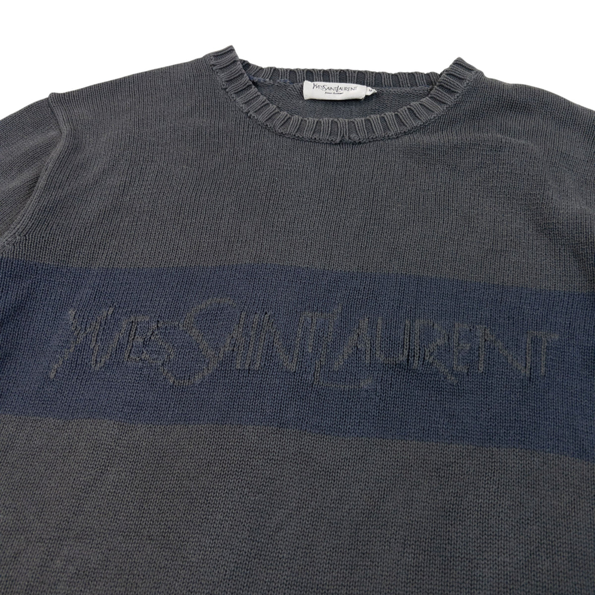 Vintage 2000s YSL Yves Saint Laurent Knit Jumper Size L