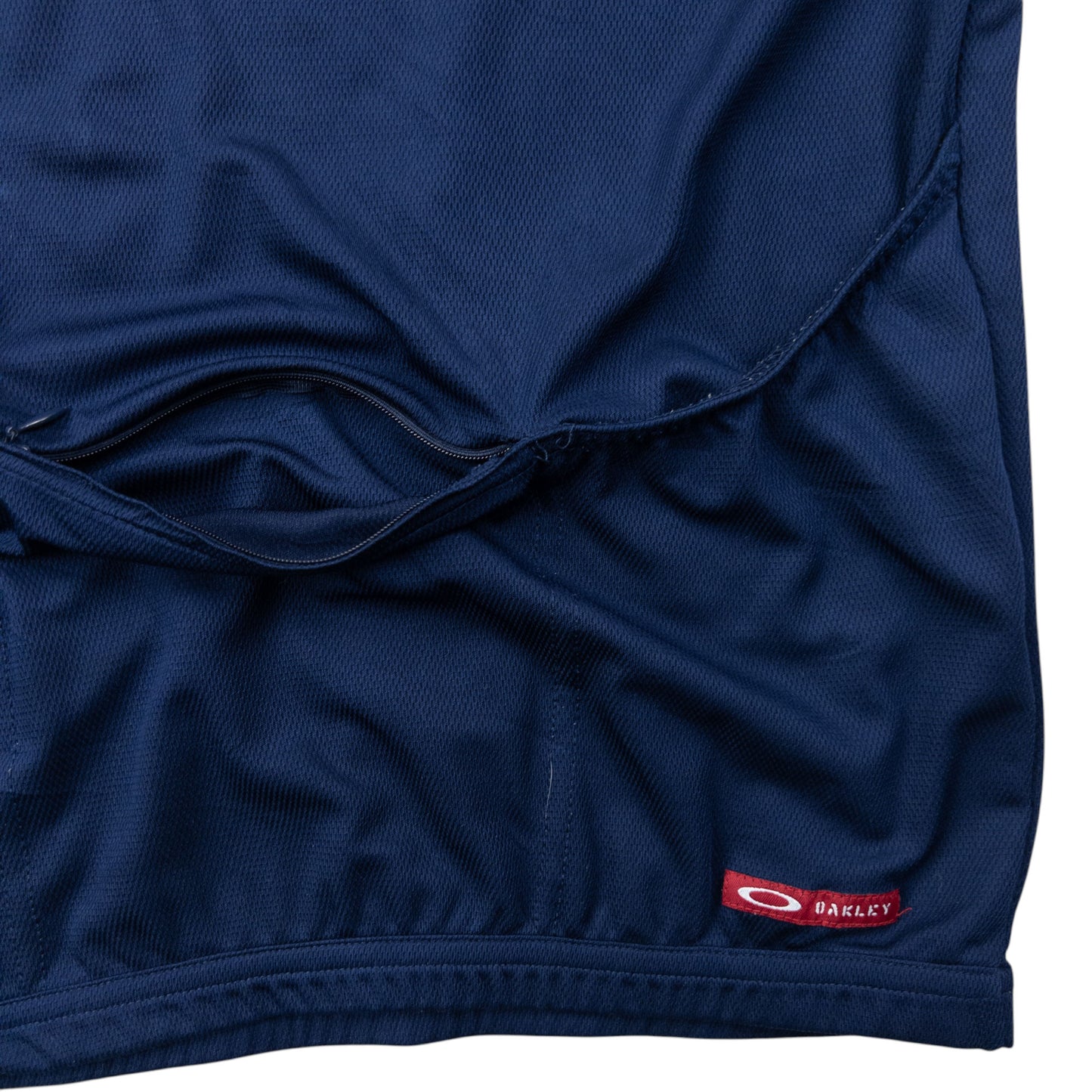 Vintage Oakley Q Zip Cycling T Shirt Size S