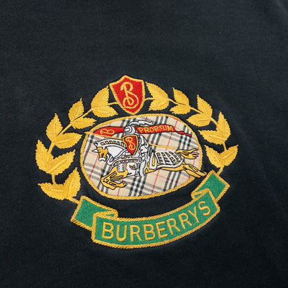 Vintage 90s Burberry Embroidered Sweatshirt Size S