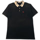 Vintage 90s Burberry Nova Check Collar Polo Shirt Size M