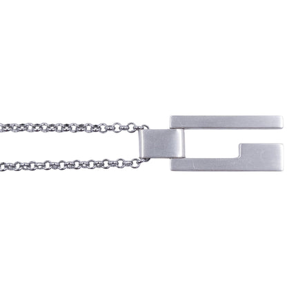 Vintage Gucci Silver Pendent Necklace