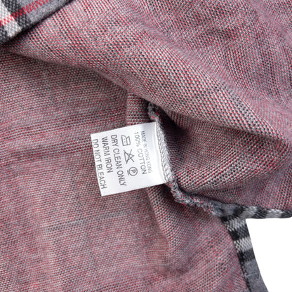 Vintage 90s Burberry Nova Check Polo Jumper Size S