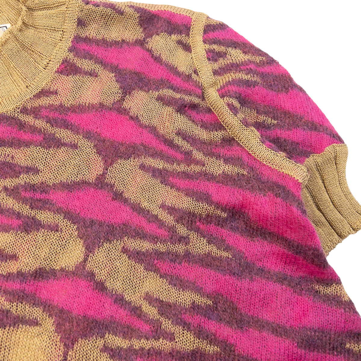 Vintage 90s Fendi Knit Pattern Top Womens Size M
