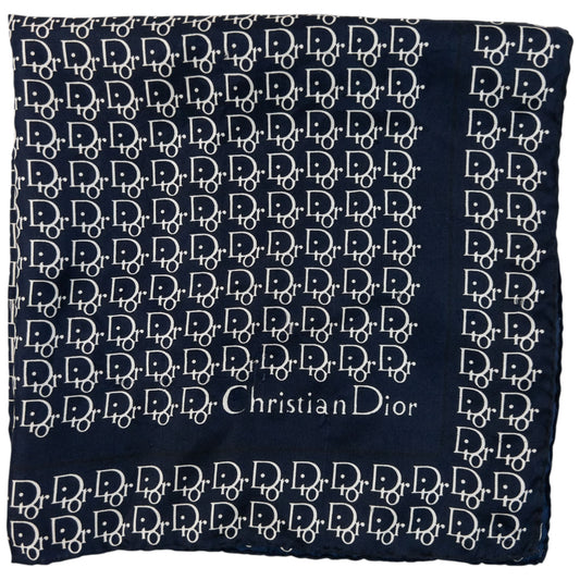 Vintage 90s Dior Monogram Silk Scarf