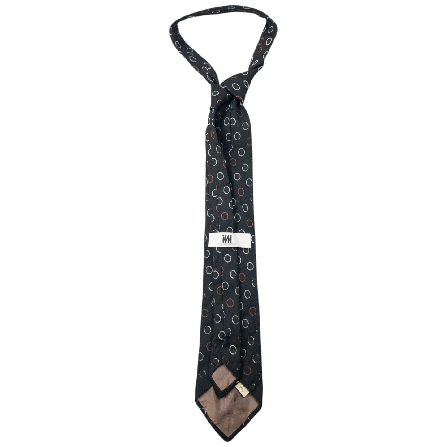 Vintage 90s Issey Miyake Spotted Silk Tie