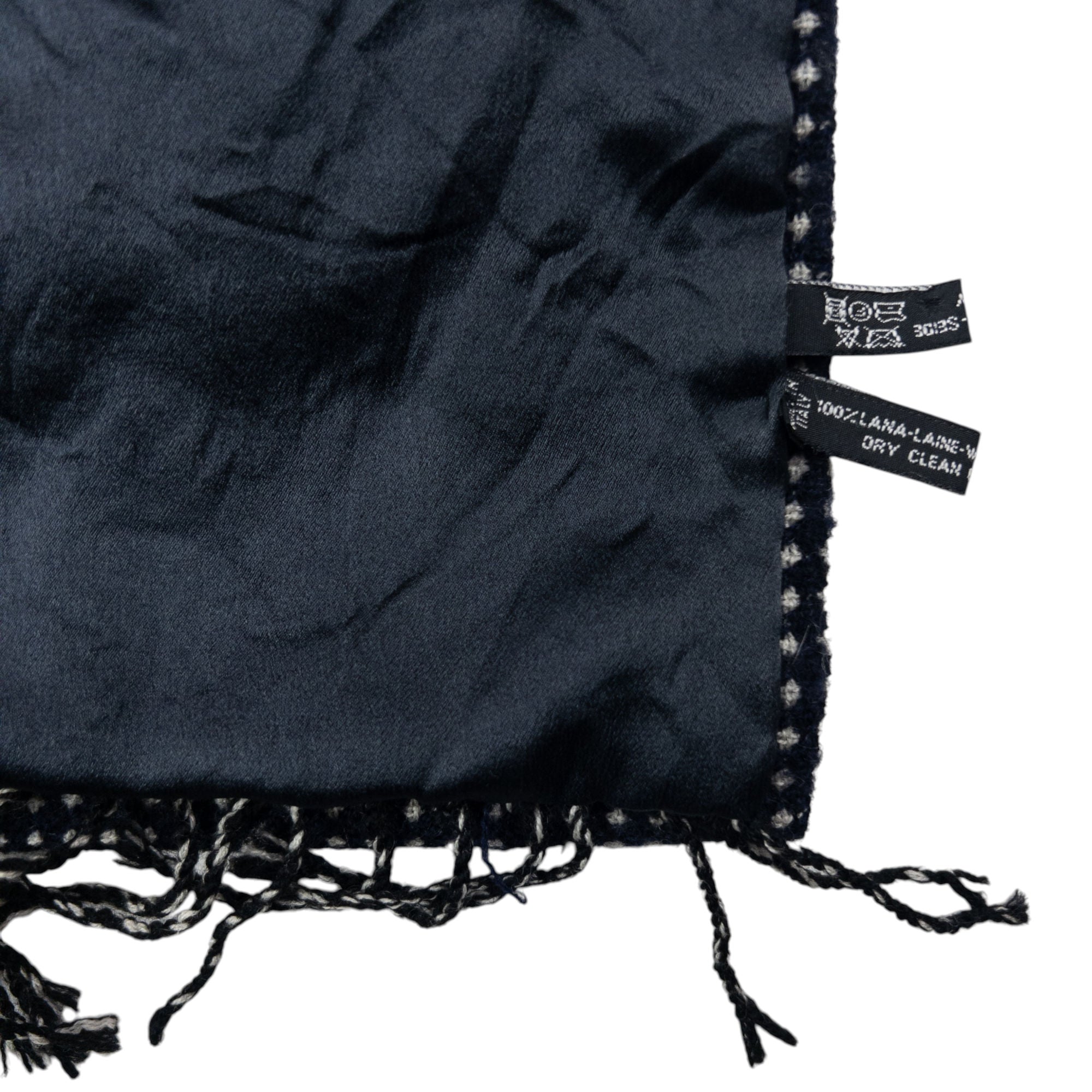 Vintage Giorgio Armani Le Collezioni Wool Tassel Scarf