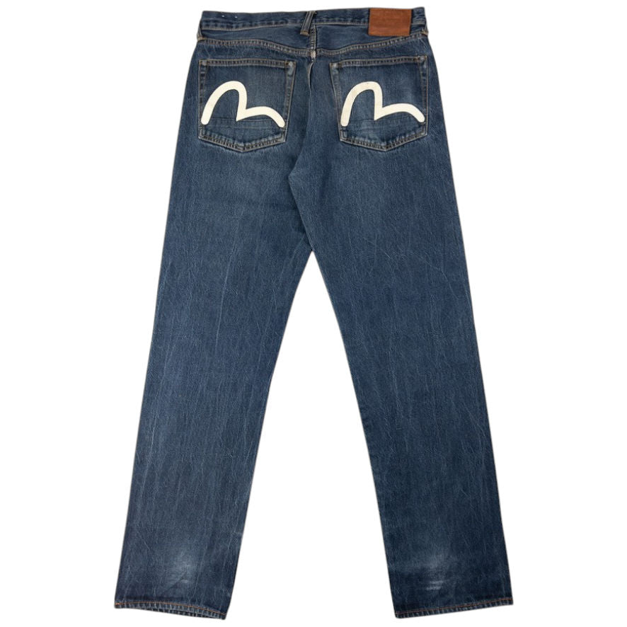Vintage Evisu Double Gull Japanese Denim Jeans Size W34