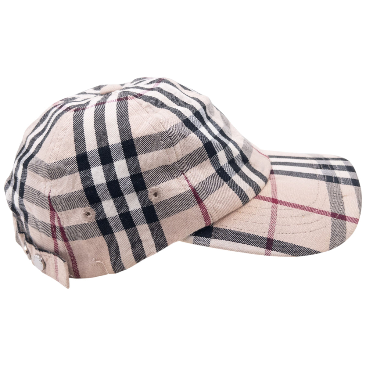 Vintage 2000s Burberry Nova Check Hat in beige (cotton), photo 3