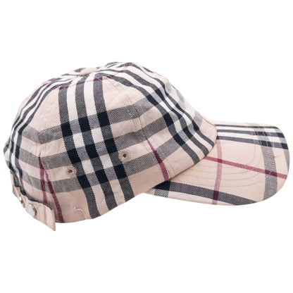 Vintage 2000s Burberry Nova Check Hat in beige (cotton), photo 3