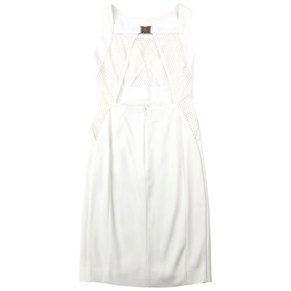 Vintage 2000s Gucci By Tom Ford Mesh Panel Dress Womens Size S