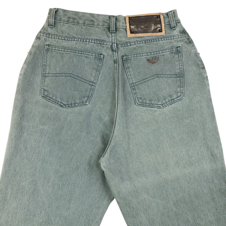 Vintage Armani Jeans Tapered Denim Jeans Size W27