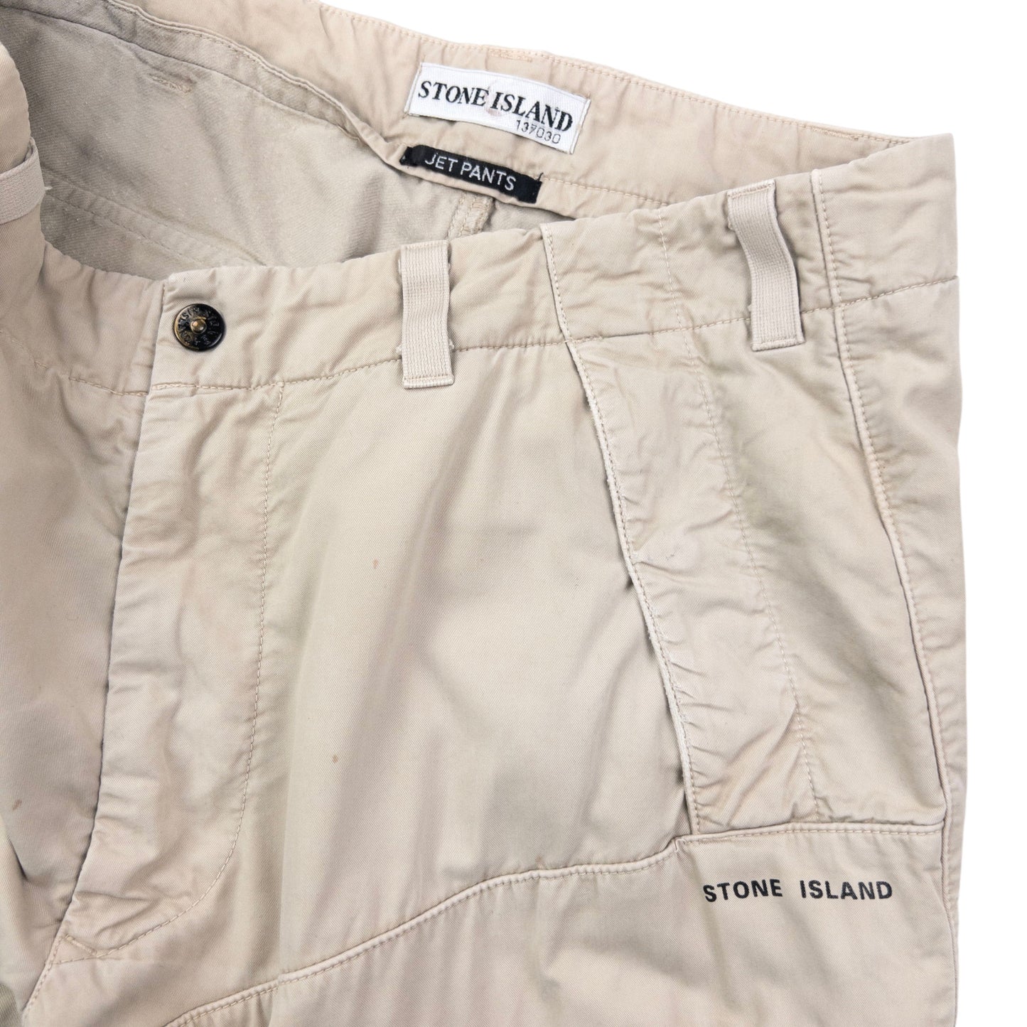 Vintage 2002 Stone Island Jet Pants Trousers Size W32