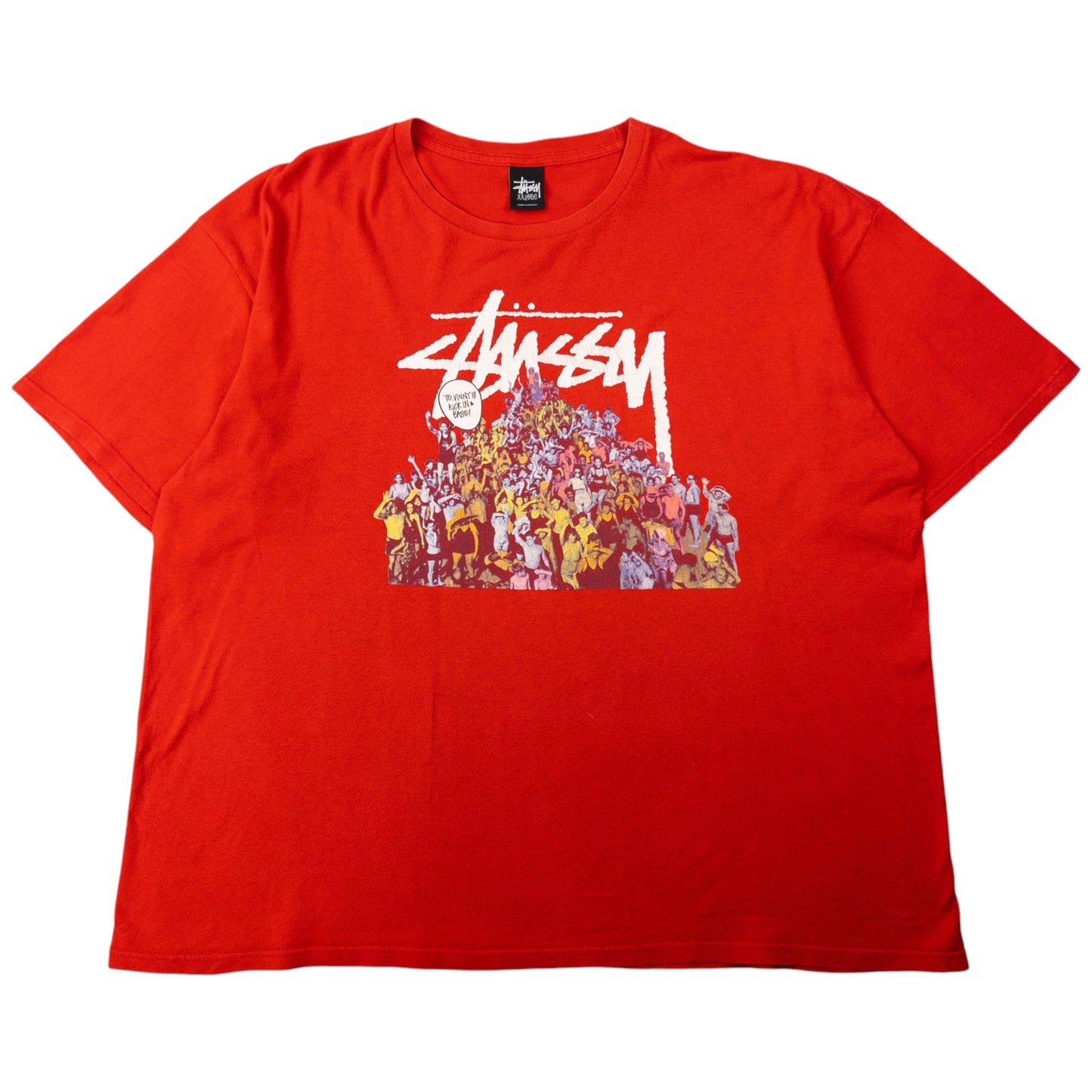 Vintage Stussy Yo Vinny Kick In The Bass Graphic T Shirt Size XXL