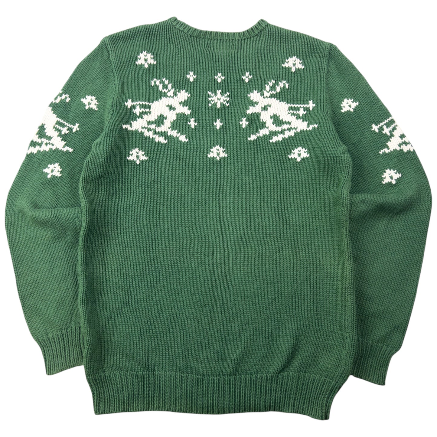 Vintage 90s Polo Ralph Lauren Knitted Skiing Jumper Size S