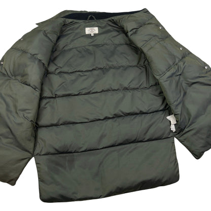 Vintage Armani Jeans Button Up Puffer Jacket Size L