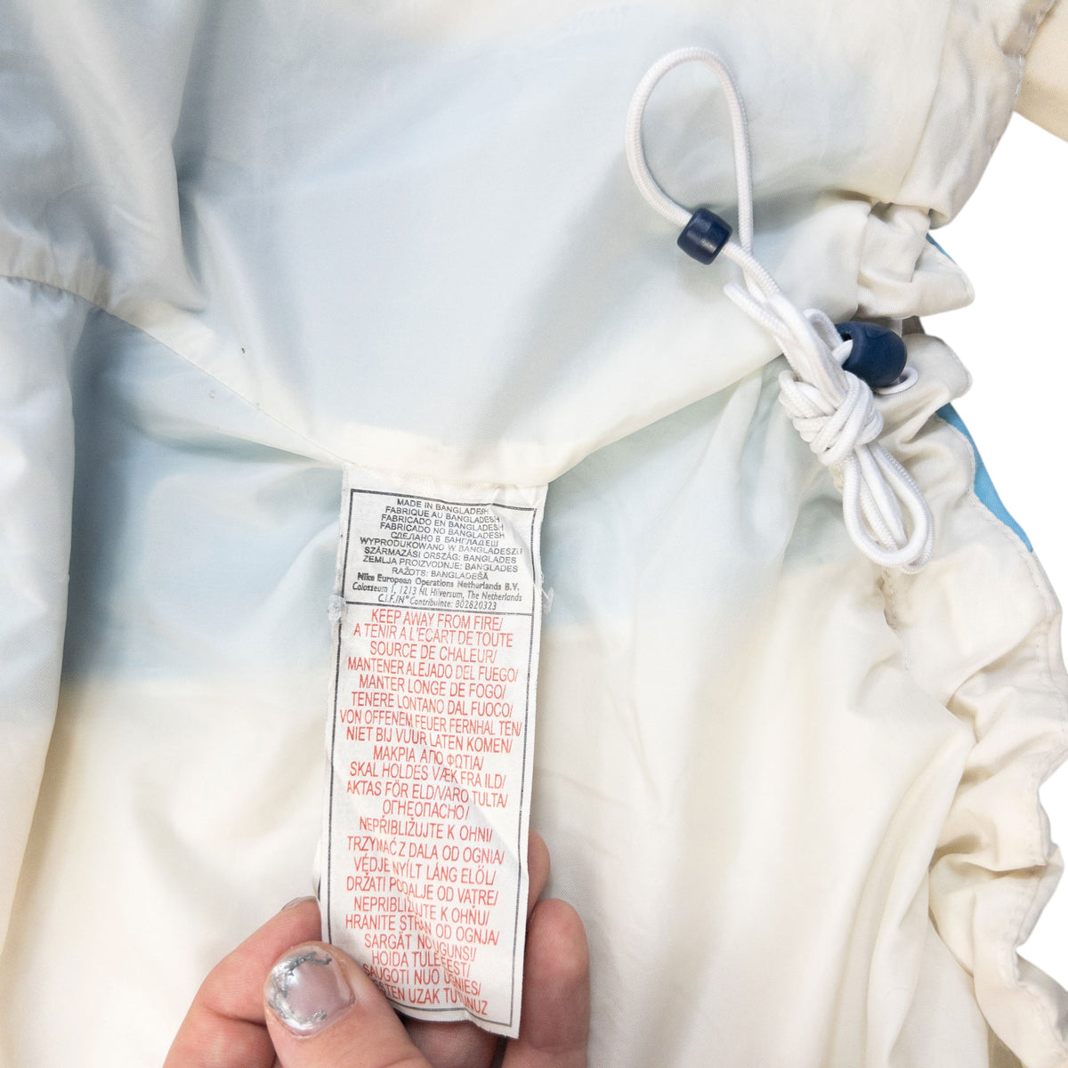 Vintage 2000s Nike Hex Zip Up Jacket in white, photo 7