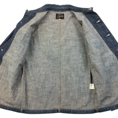 Vintage 90s Needles Button Up Denim Jacket Size XS
