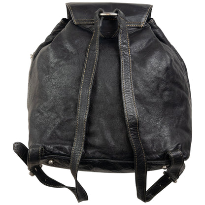 Vintage Jean Paul Gaultier Leather Bucket Backpack