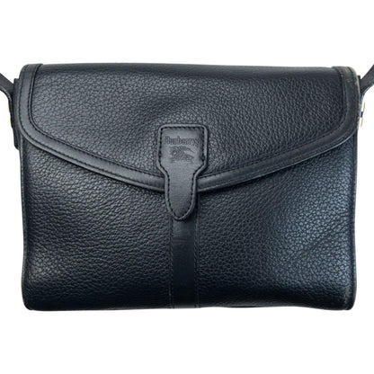 Vintage 90s Burberry Leather Crossbody Bag