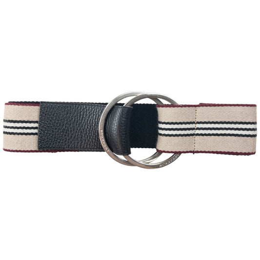 Vintage 2000s Burberry Striped Belt Size L