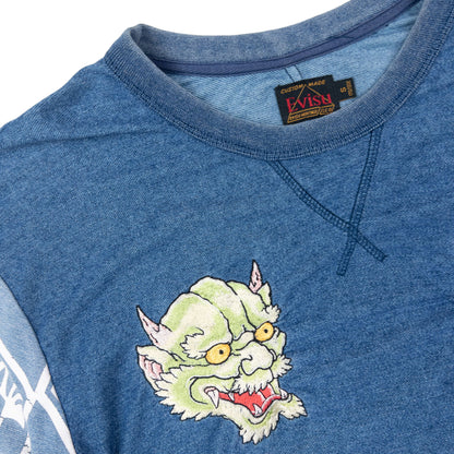 Vintage 2000s Evisu Embroidered Monster Sweatshirt Size M