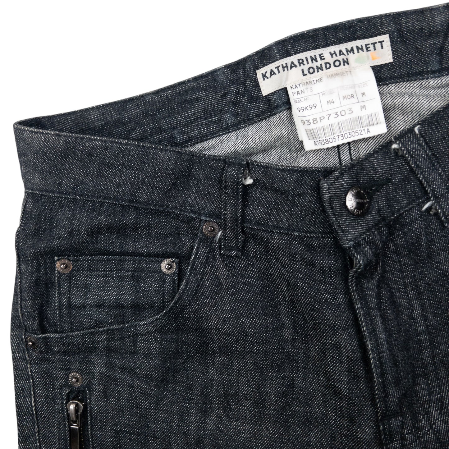 Vintage Katharine Hamnett Cropped Denim Jeans Size W29