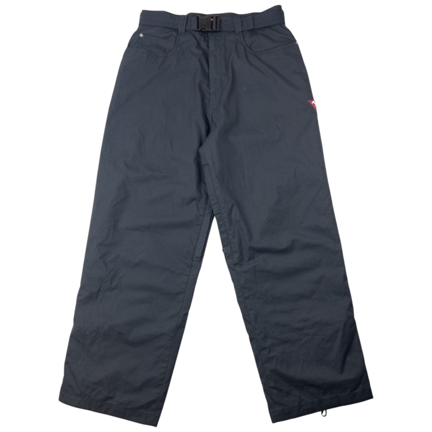 Vintage 90s Oakley Belt Waist Snowboarding Trousers Size L