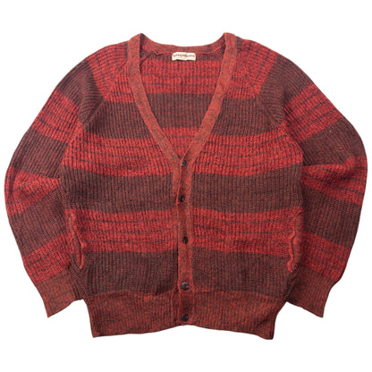 Vintage 80s Issey Miyake Striped Knit Cardigan Size M
