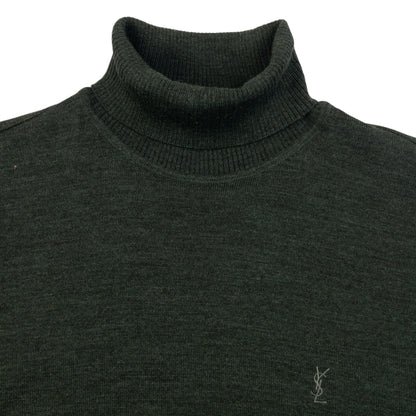 Vintage 90s YSL Yves Saint Laurent Turtleneck Jumper Size S