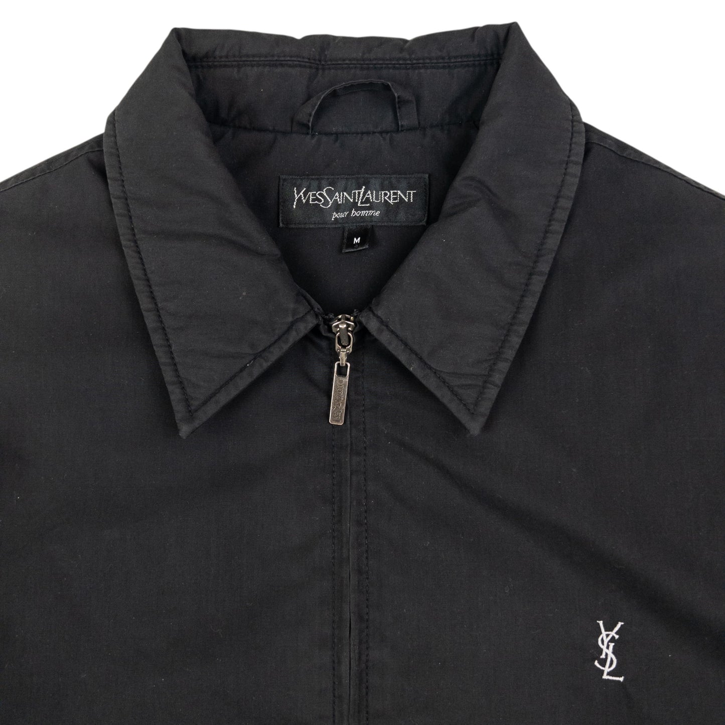 Vintage YSL Yves Saint Laurent Padded Zip Up Jacket Size M
