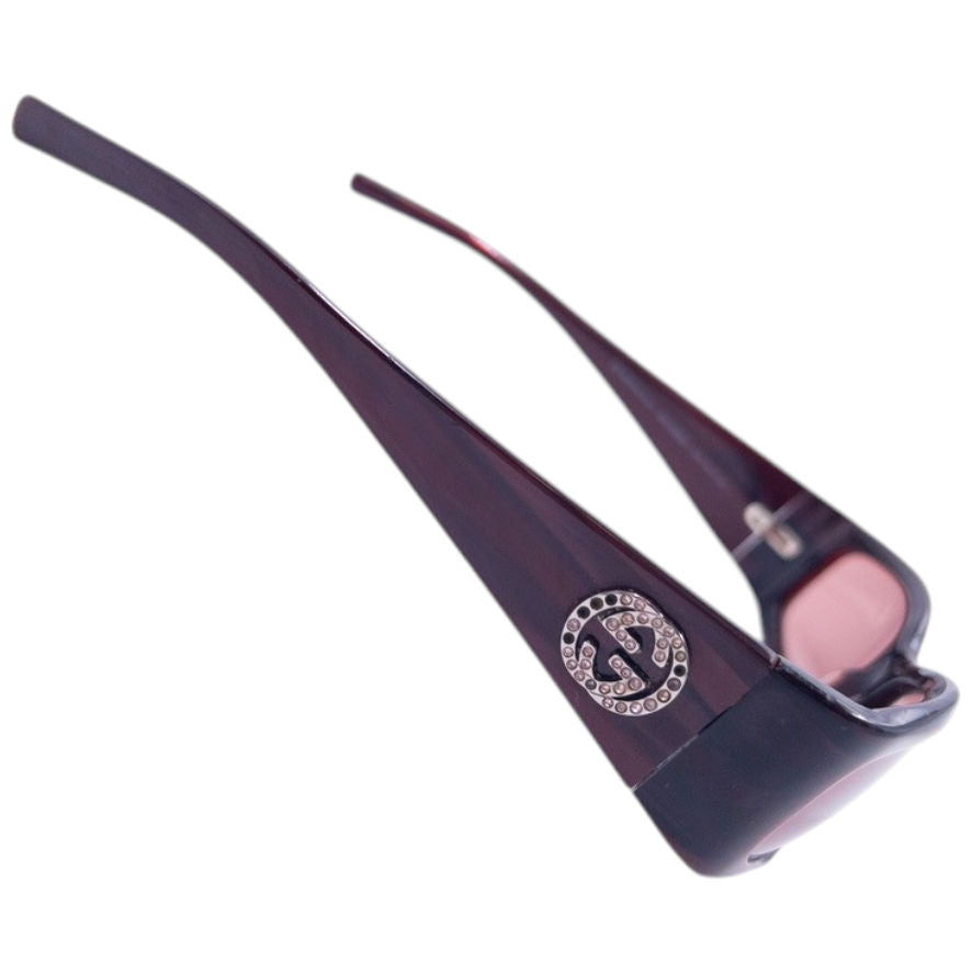 Vintage 2000s Gucci By Tom Ford Diamanté Sunglasses
