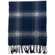 Vintage 80s Gucci Checkered Cashmere Tassel Scarf