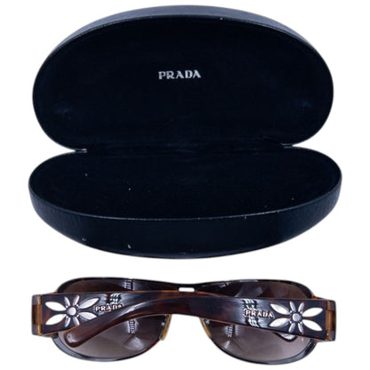 Vintage Prada FlowerTortoise Shell Sunglasses