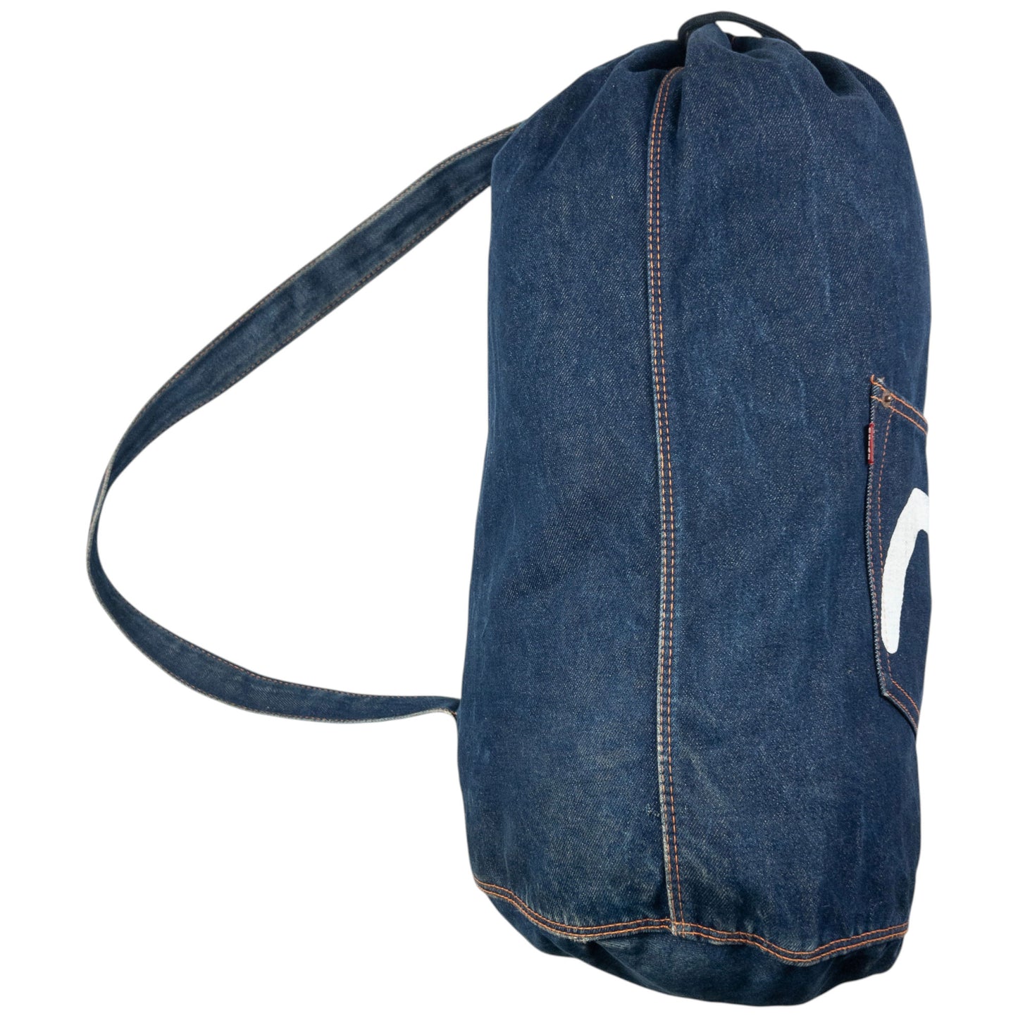 Vintage Evisu Gull Japanese Denim Crossbody Duffel Bag