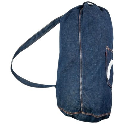 Vintage Evisu Gull Japanese Denim Crossbody Duffel Bag