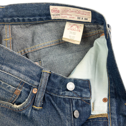 Vintage Evisu Double Gull Japanese Denim Jeans Size W32