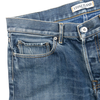 Vintage 2010 Stone Island Denim Jeans Size W34