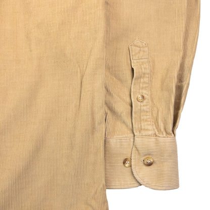Vintage Burberry Corduroy Long Sleeve Button Up Shirt Size L