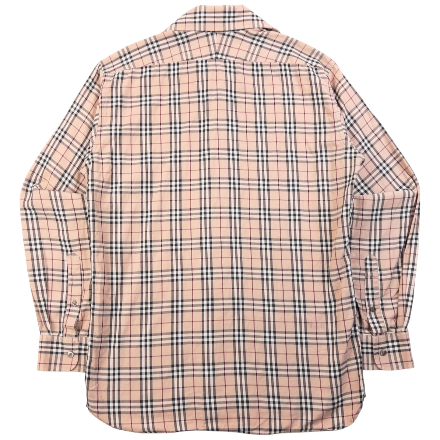 Vintage 2000s Burberry Nova Check Long Sleeve Button Up Shirt Size S