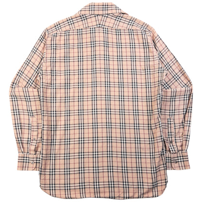 Vintage 2000s Burberry Nova Check Long Sleeve Button Up Shirt Size S