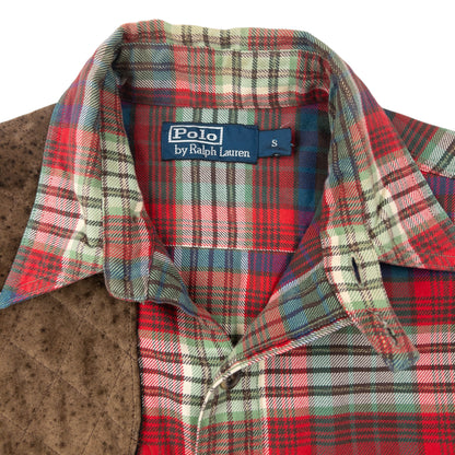 Vintage 90s Polo Ralph Lauren Checkered Long Sleeve Shooting Shirt Size S