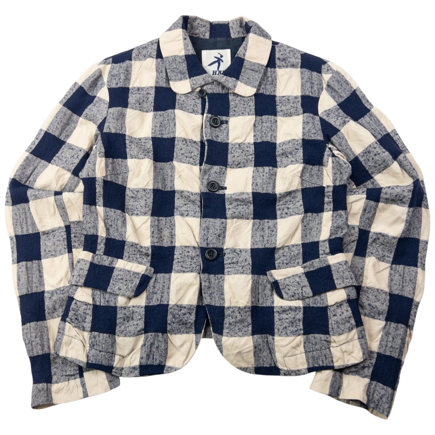 Vintage 90s Hai Sporting Gear By Issey Miyake Checkered Jacket Womens Size S