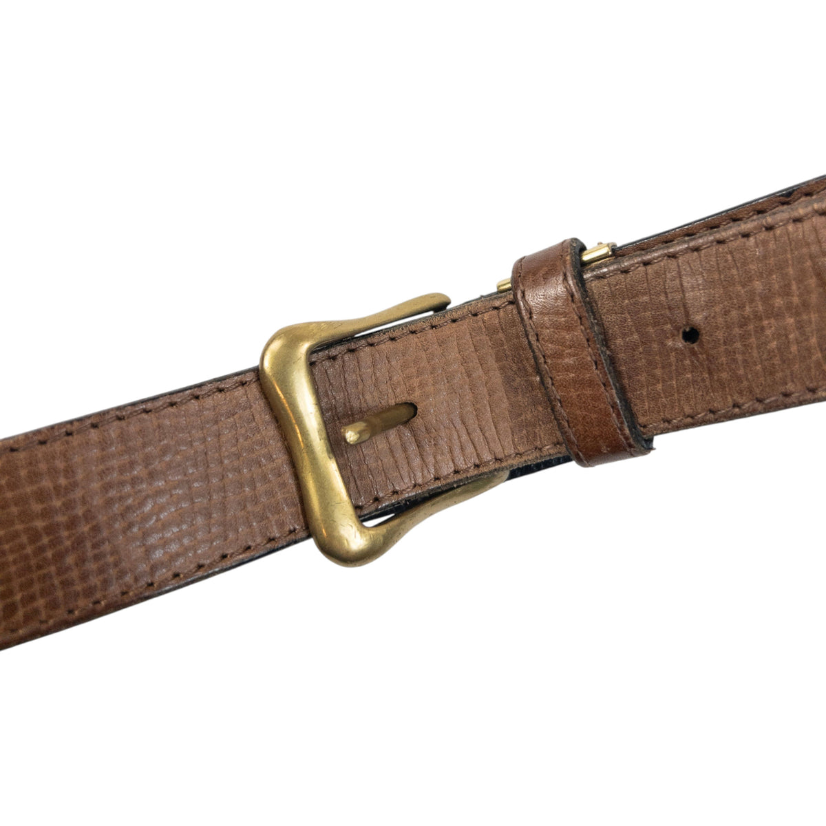 Vintage 2000s Issey Miyake Leather Belt Size S