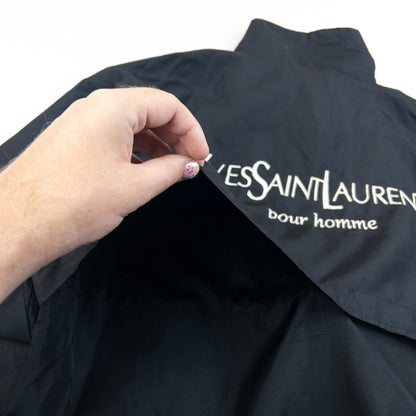 Vintage 90s YSL Yves Saint Laurent Zip Up Jacket Size M