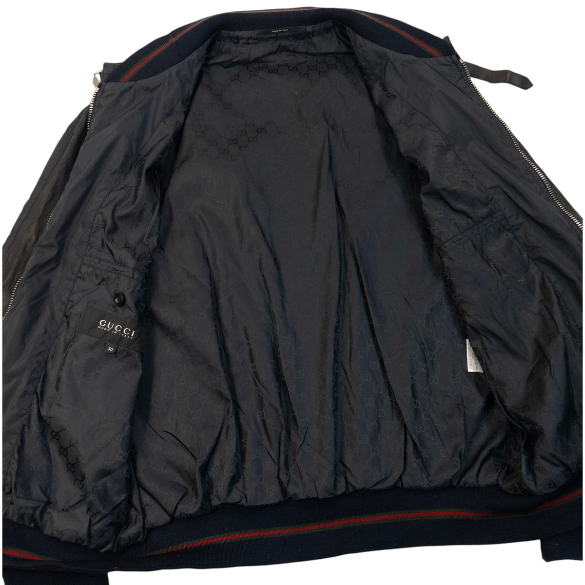 Vintage 2000s Gucci By Tom Ford Zip Up Bomber Jacket Size M