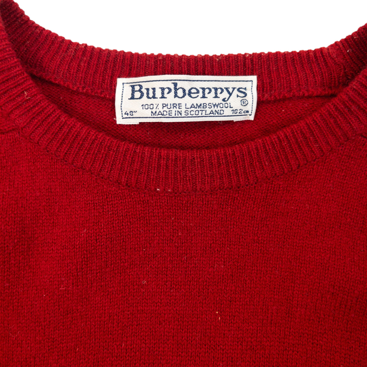 Vintage 90s Burberry Wool Jumper Size S