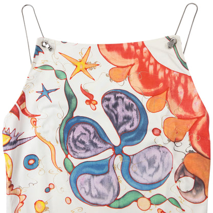 Vintage 2000s Versace Jeans Couture Sea-Life Print Mini Dress Womens Size
