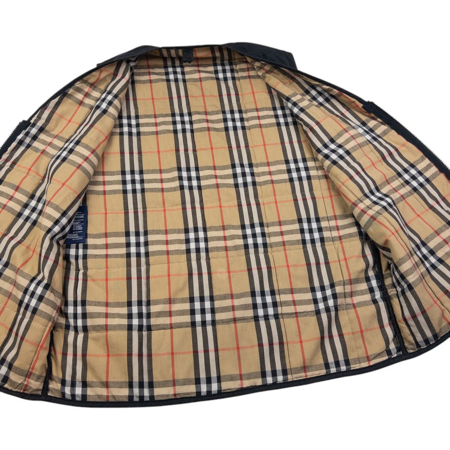 Vintage Burberry Nova Check Lined Quilted Gilet Size S