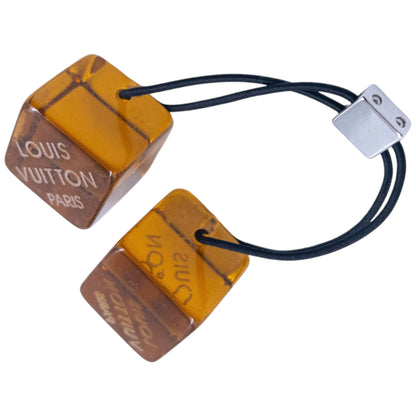 Vintage Louis Vuitton Clear Cube Hair Tie