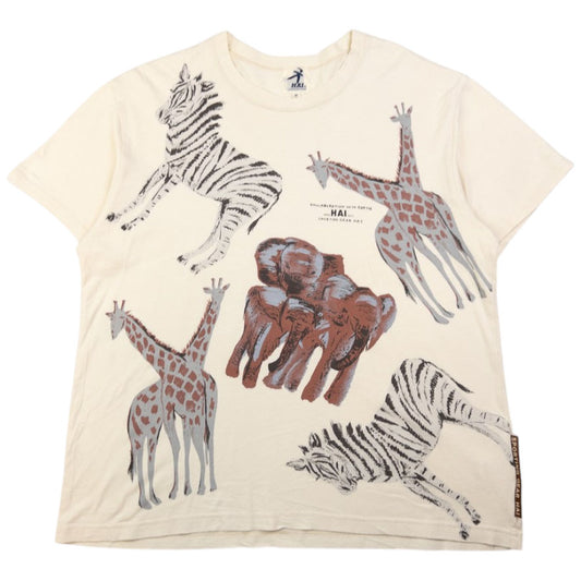 Vintage Hai Sporting Gear By Issey Miyake Earth Collaboration Graphic T Shirt Size S